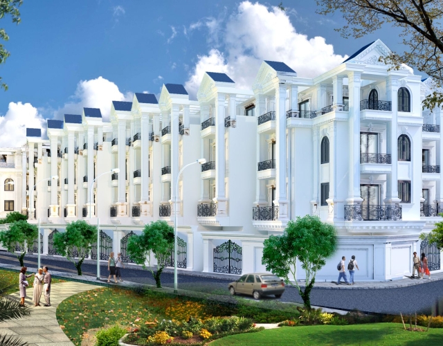 LỘ DIỆN PHỐI CẢNH KIẾN TRÚC SANG TRỌNG TẠI KHU NHÀ Ở CAO CẤP CENTERHOME RIVERSIDE